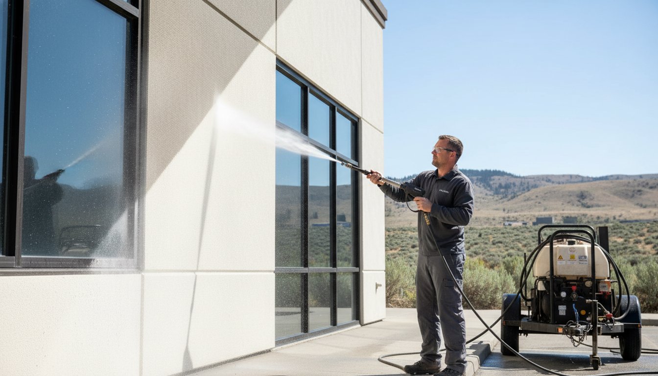 Commercial Pressure Washing Rates in Kamloops: A 2026 Pricing Guide