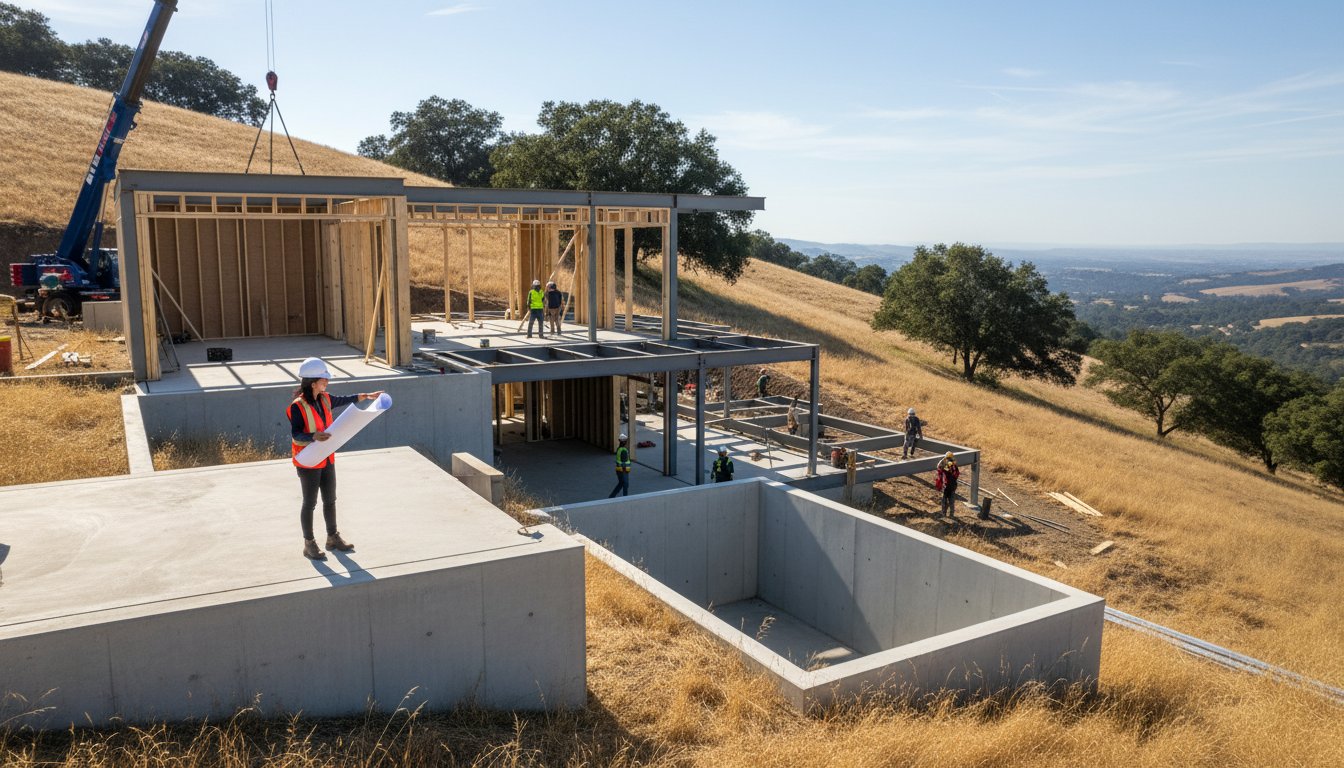 Mastering the Grade: Building a Home on a Sloped Lot in Moraga (2026)