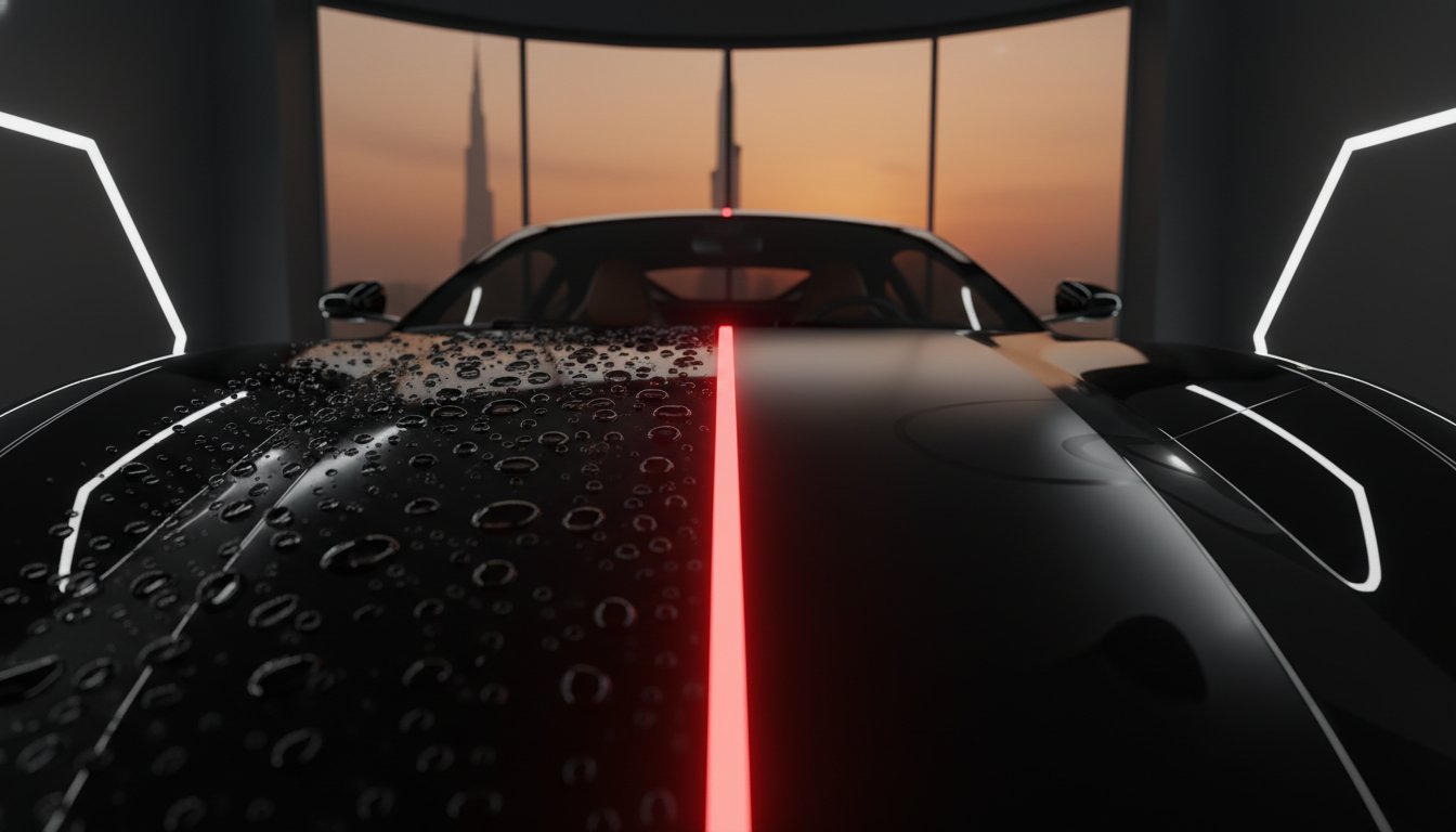 PPF vs Ceramic Coating for Dubai Heat: The 2026 Luxury Paint Protection Guide