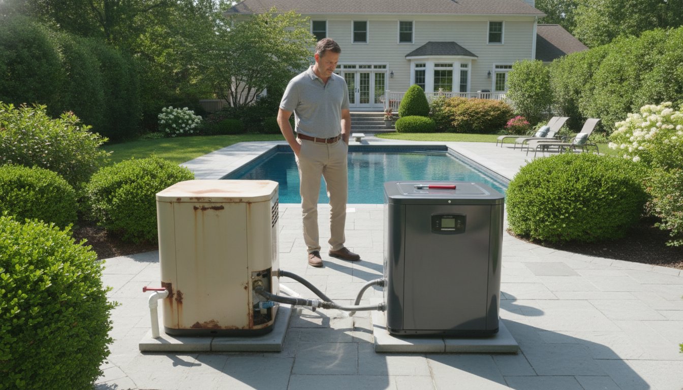 Repair vs. Replace Pool Heater Cost: The 2026 Decision Guide for NJ Homeowners