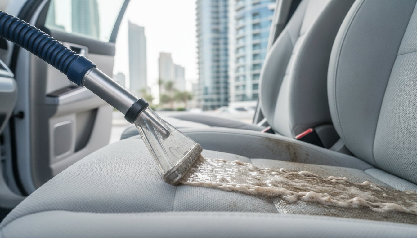 Professional Car Fabric Seat Shampooing in Dubai: Restore Showroom Freshness