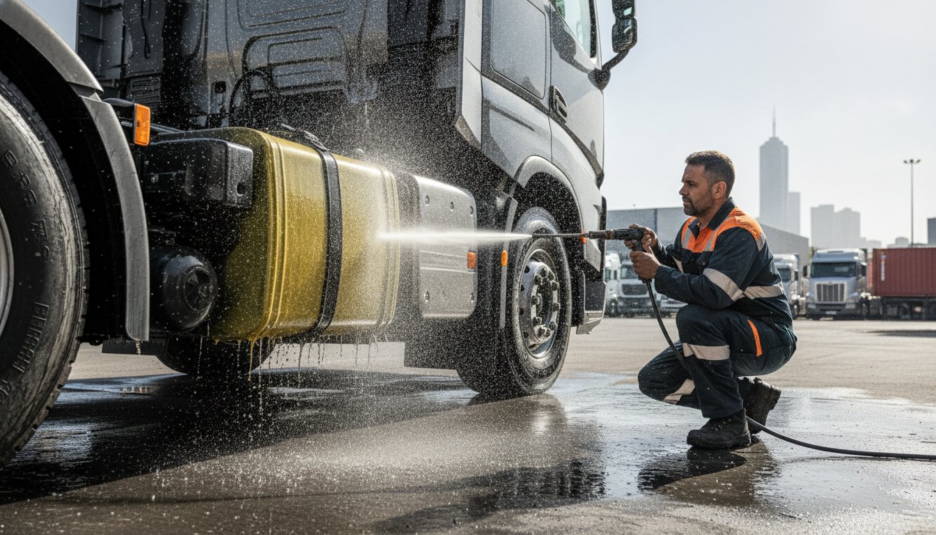 Expert Chassis Wax Removal for New Trucks in Melbourne
