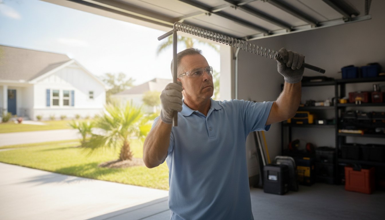 Garage Door Spring Replacement Cost in Pensacola: 2026 Pricing Guide