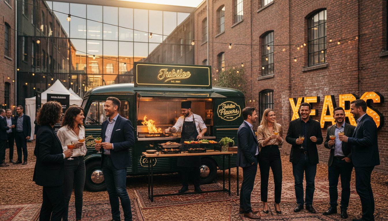 Jubileumfeest voor je bedrijf: van verplichte borrel naar festivalbeleving