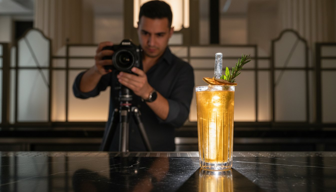 How to Photograph Cocktails Professionally: The Luxury Hospitality Guide
