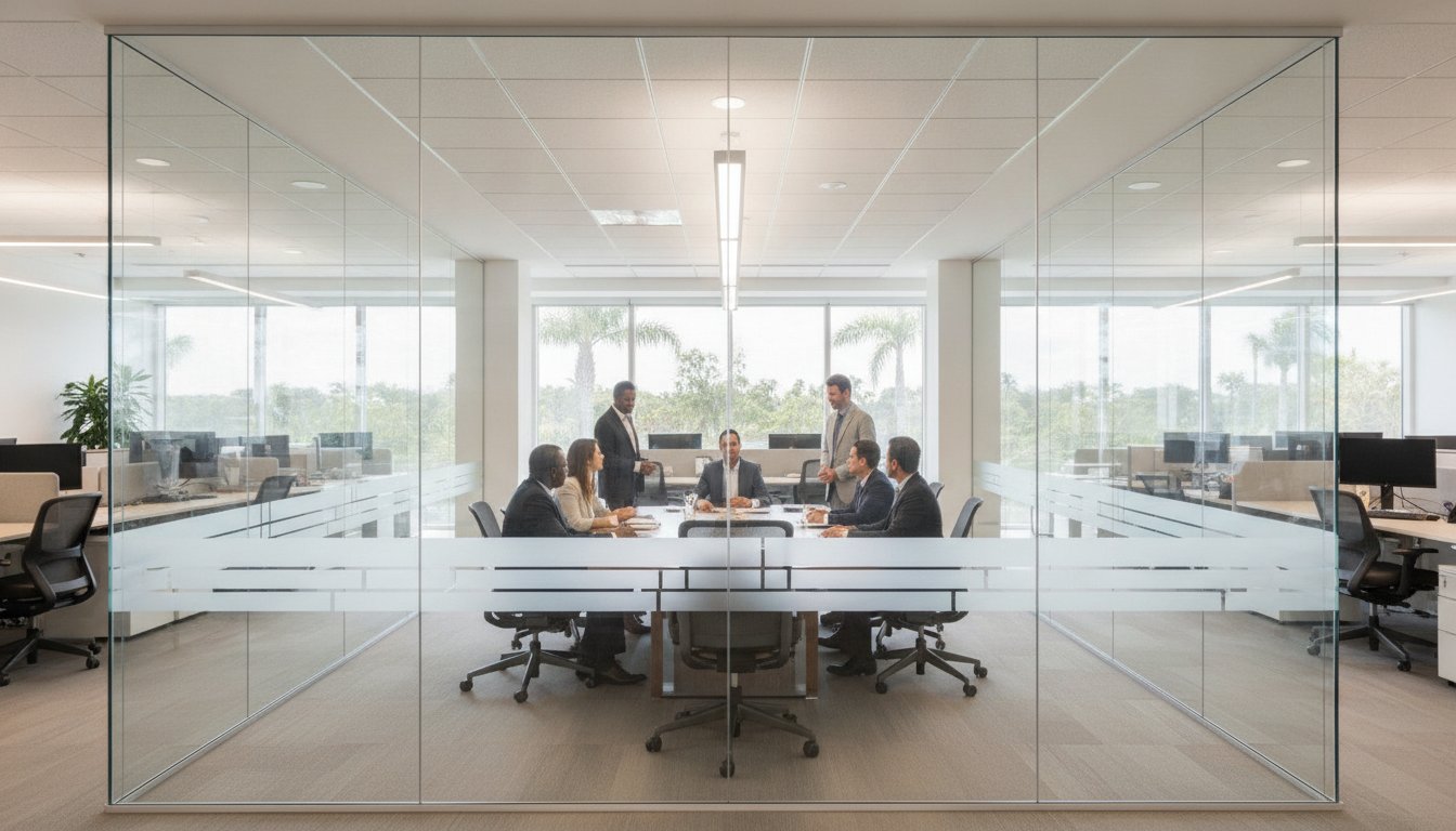 Expert Office Privacy Film in Coral Springs: Enhancing Workspace Focus and Style