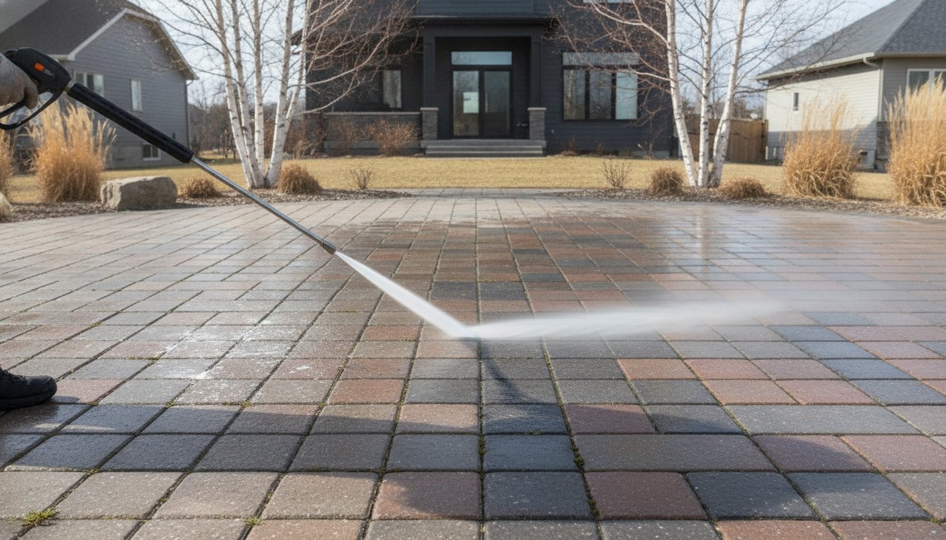 Patio and Walkway Pressure Washing: The 2026 Winnipeg Property Owner’s Guide