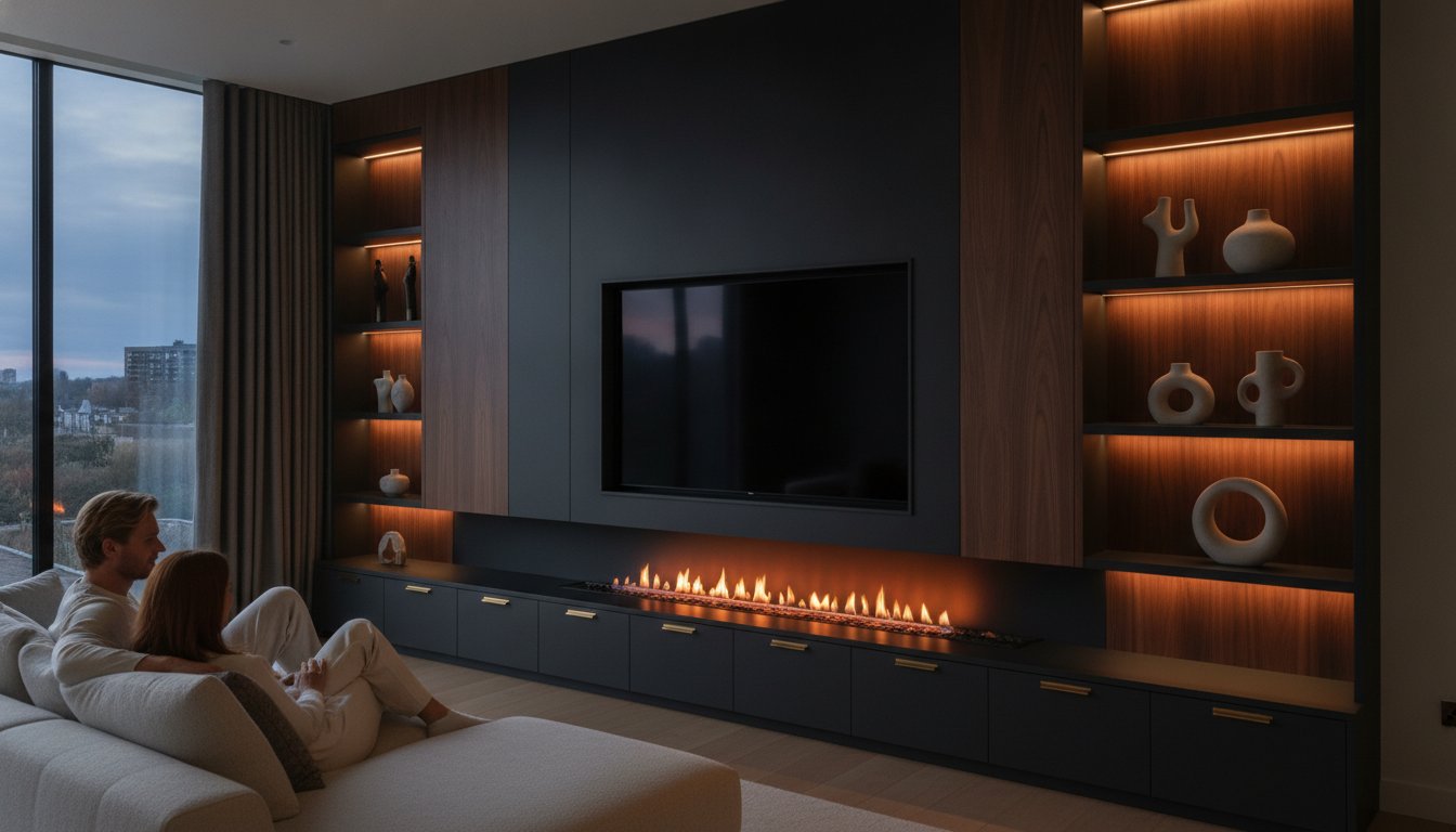 Bespoke Media Walls with Integrated Fireplaces in Harrogate: The 2026 Design Guide