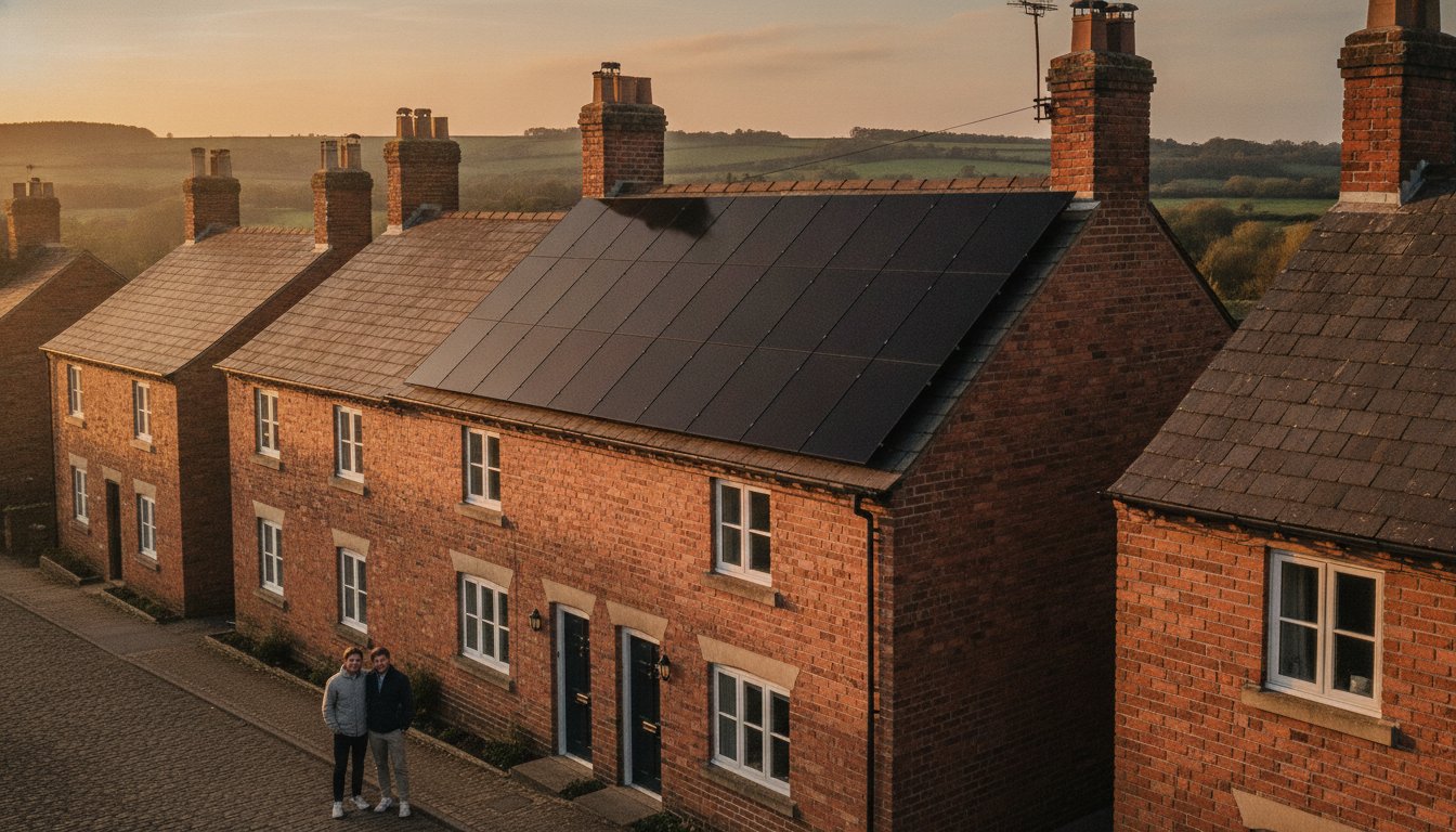 Solar Panels for Terraced Houses in Staffordshire: The 2026 Guide