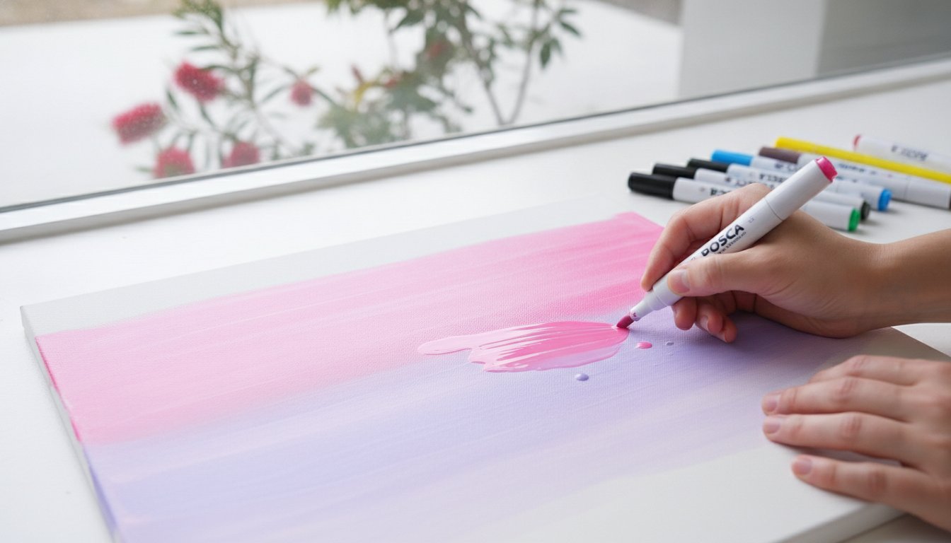 How to Blend POSCA Markers on Canvas: An Australian Artist’s Guide