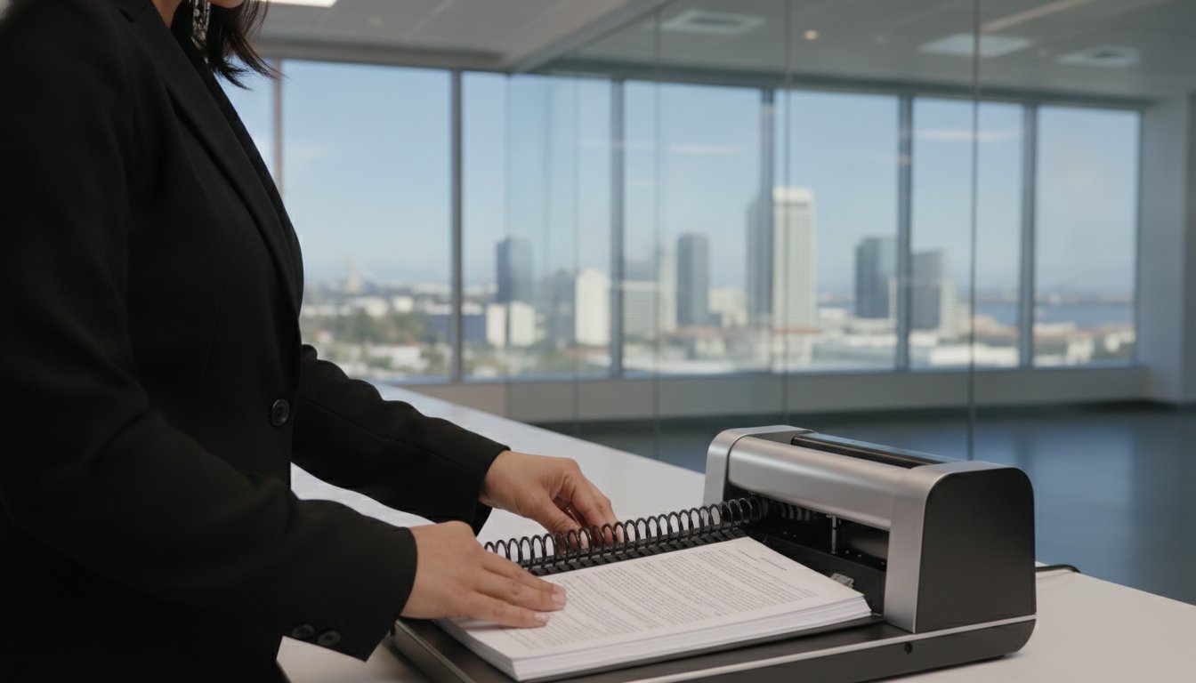 Professional Legal Document Binding Machines in San Diego: A 2026 Guide