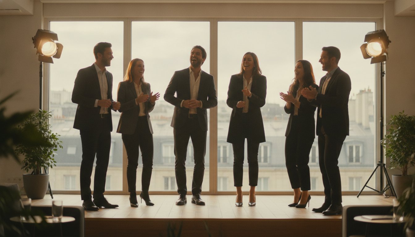 Atelier cohésion d'équipe original : Pourquoi l'humour est le levier stratégique de 2026