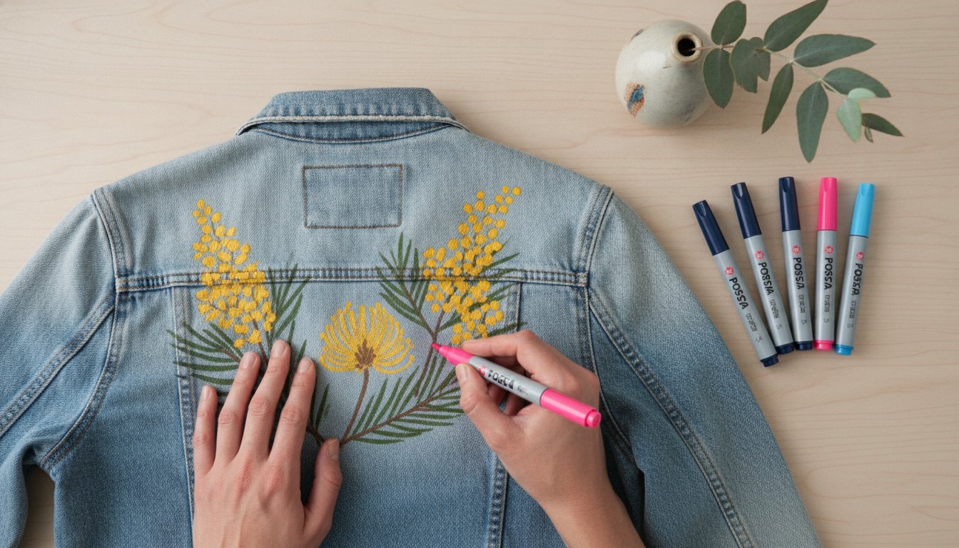 POSCA Markers on Fabric Tutorial: The Complete Australian Artist’s Guide