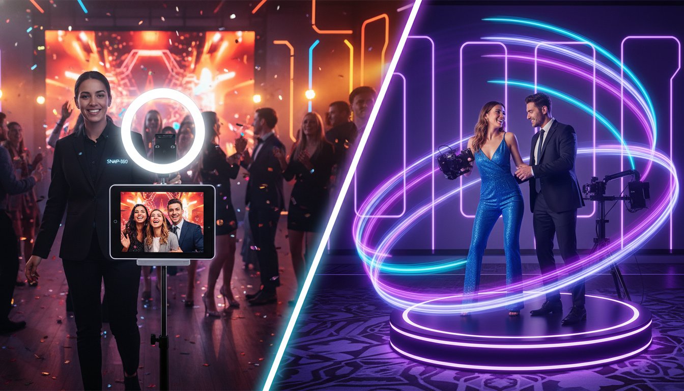 Roaming Photo Booth vs 360 Booth: Which High-Tech Activation Wins in 2026?