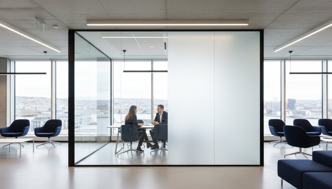 Sikkerhetstiltak for glasskontorer: Den ultimate sjekklisten for visuelt personvern
