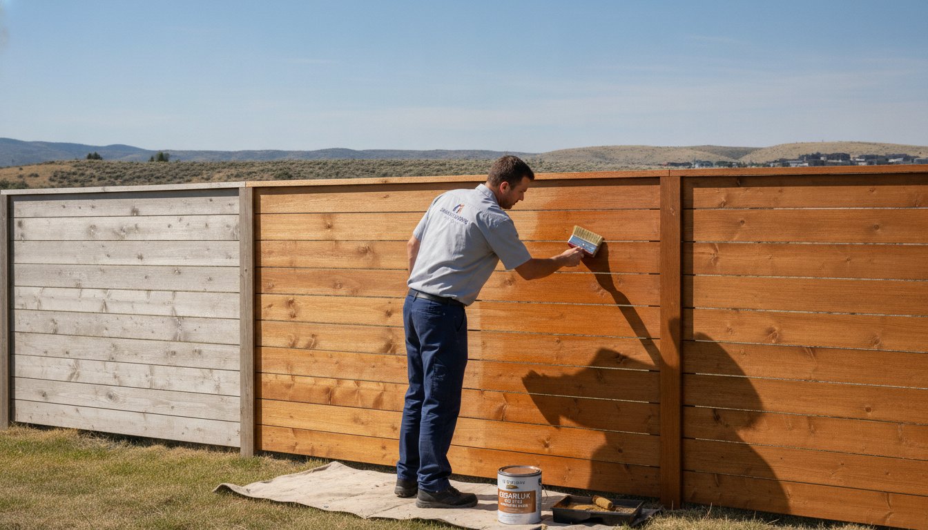 Fence Staining in Juniper Ridge: Protecting Your Property in 2026