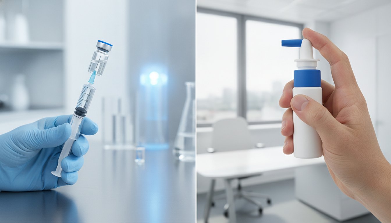 Injectable vs Nasal Peptides for Weight Loss: A Clinical Comparison (2026)