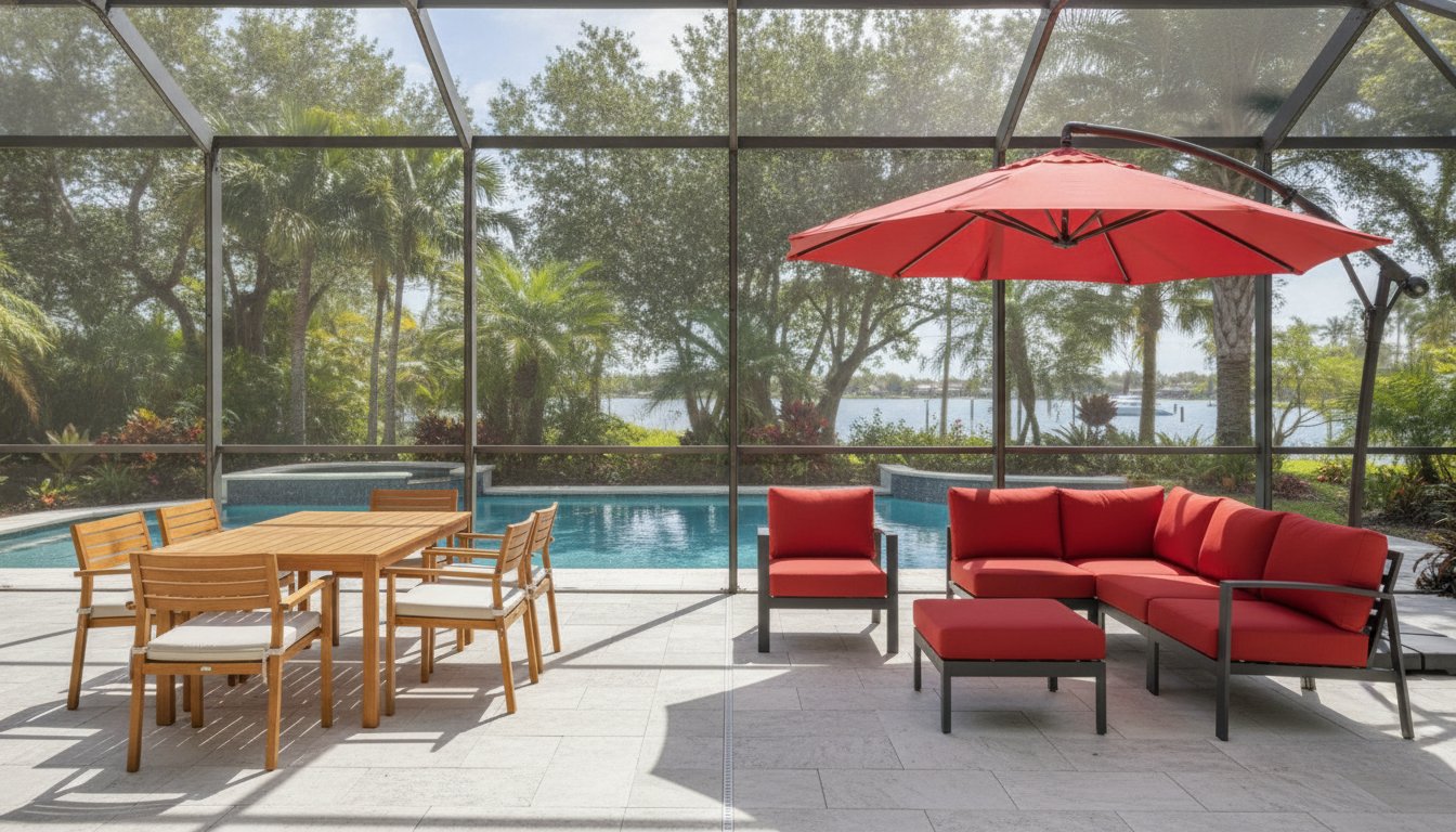 Teak vs Aluminum Patio Furniture: Choosing the Best Material for Florida Living