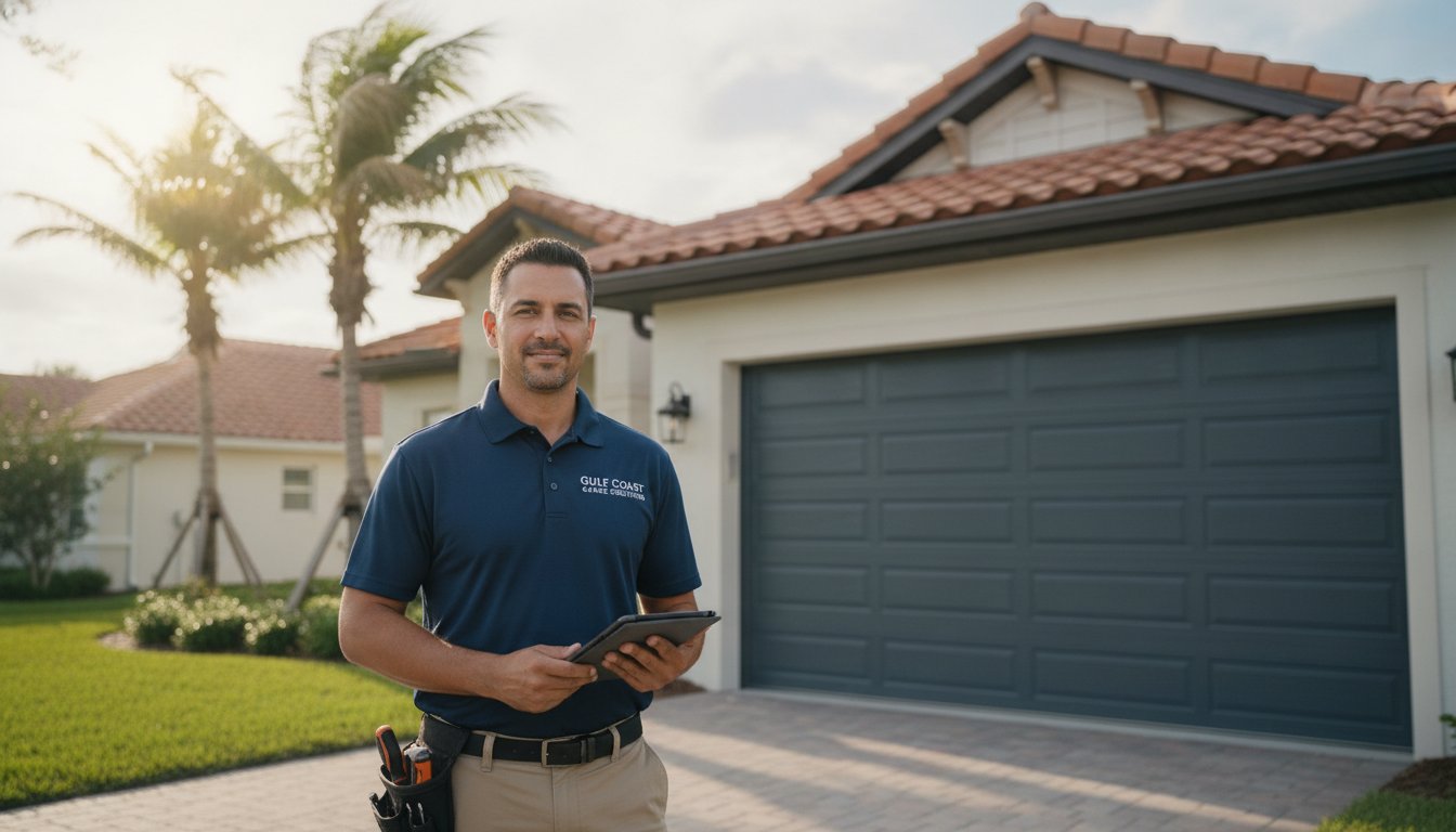 How to Fix a Sagging Garage Door in Pensacola: Causes & Professional Solutions