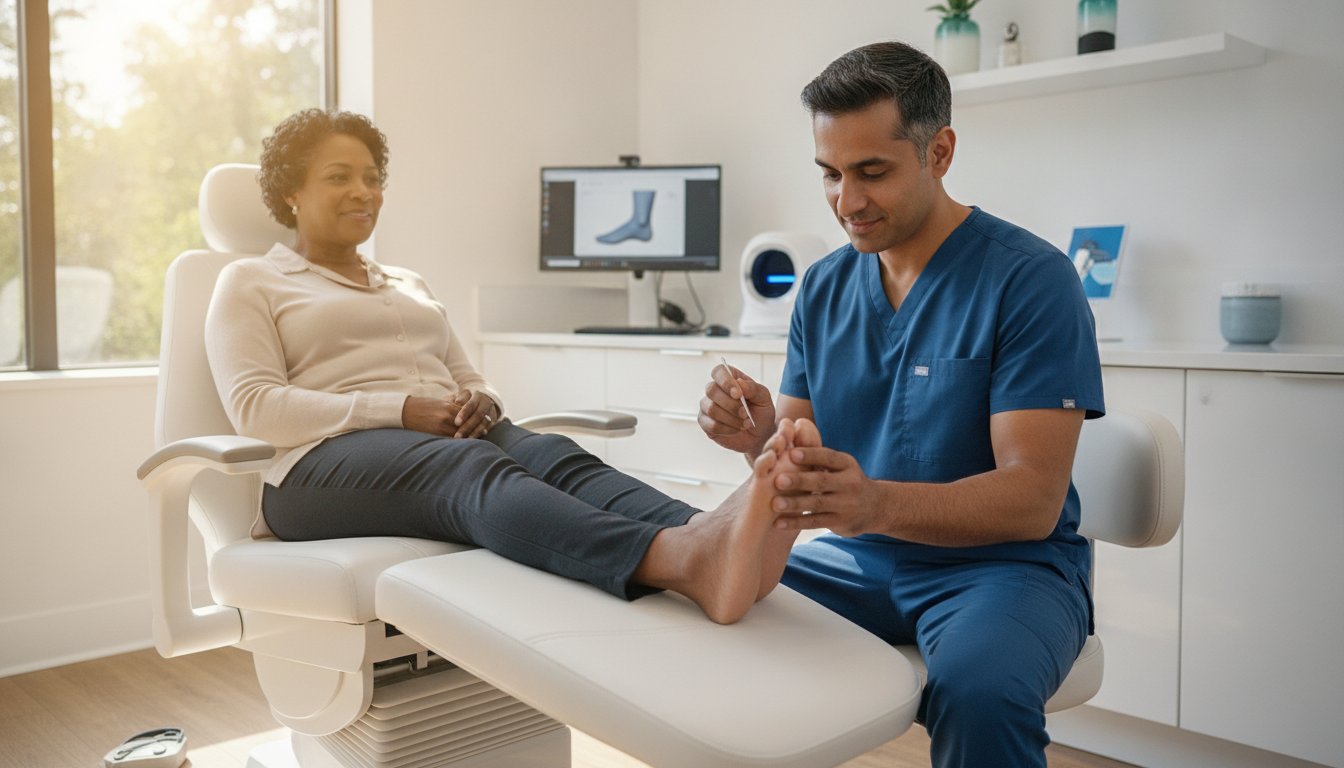 Routine Diabetic Foot Exam in Woodstock: Prevention and Professional Care