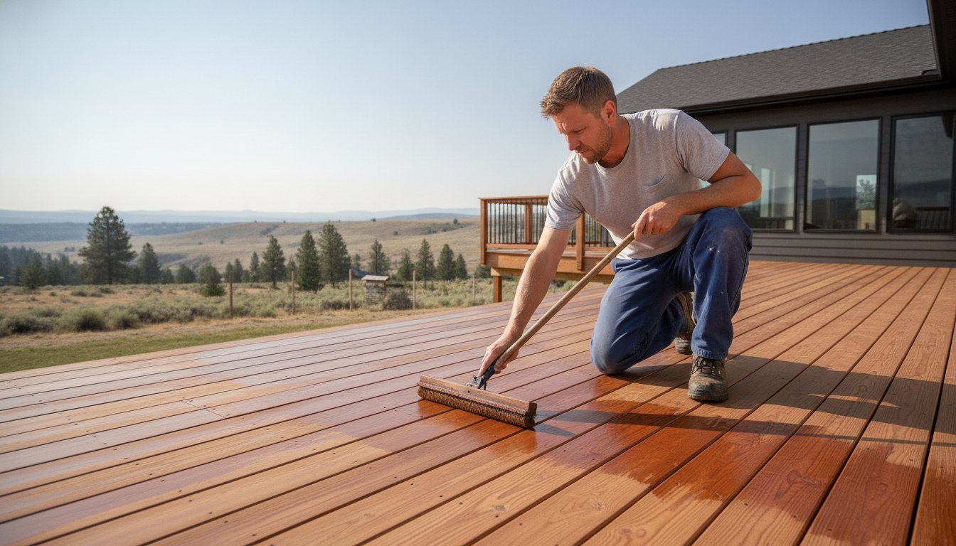 Cost to Re-stain a Deck in Kamloops: 2026 Homeowner’s Price Guide