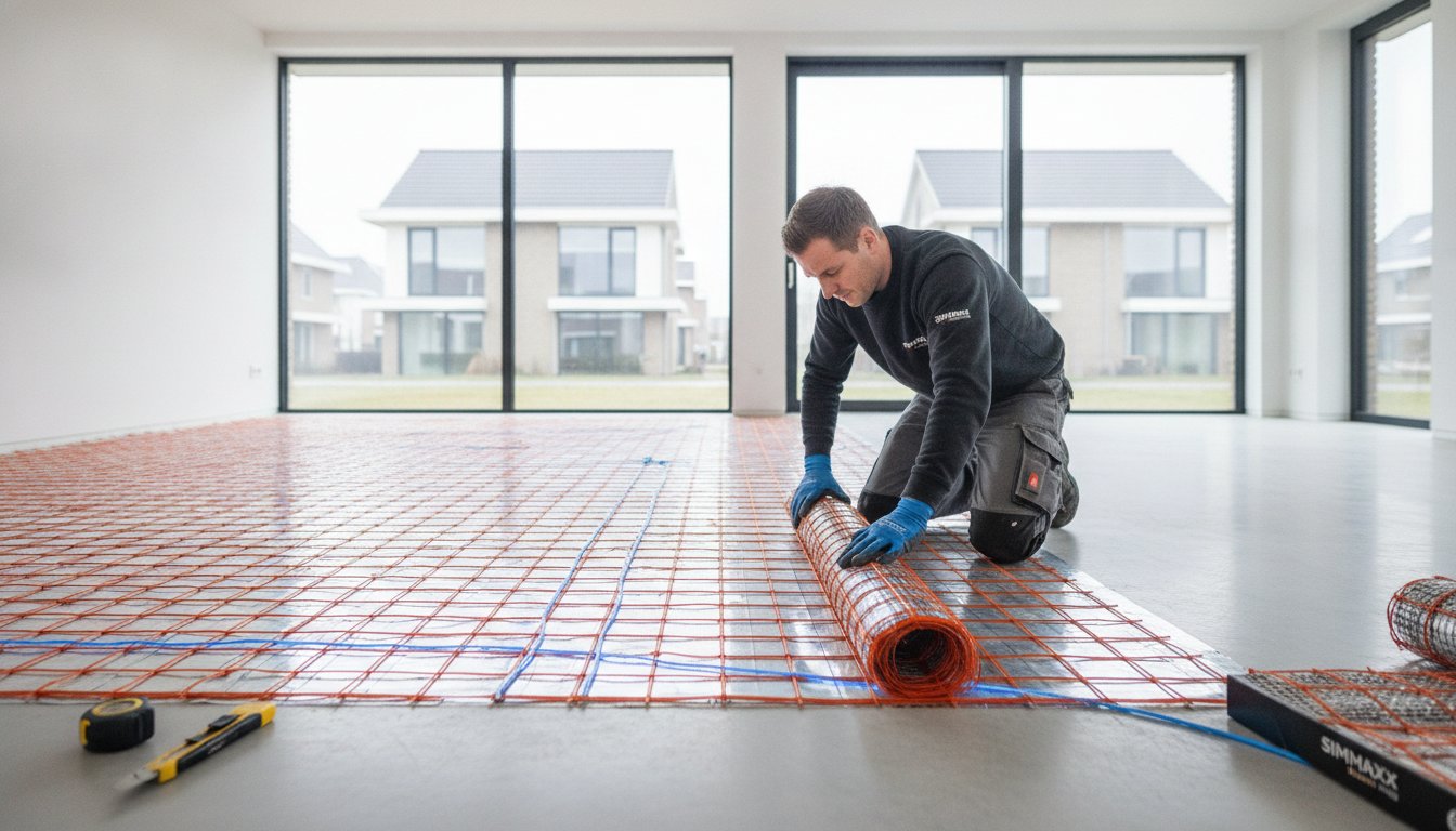 Elektrische vloerverwarming aanleggen: alles wat u moet weten in 2026
