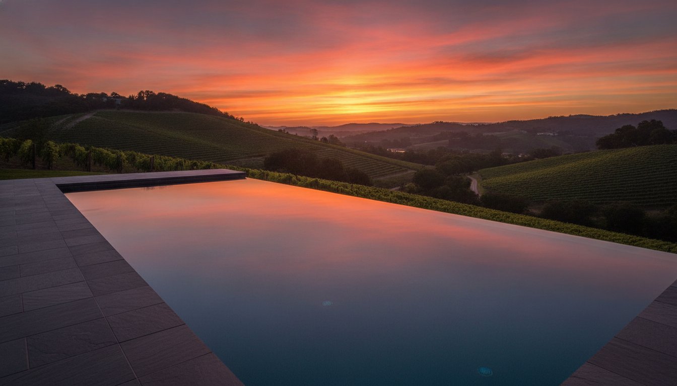Expert Infinity Pool Builder in Yountville: Engineering the Perfect Vanishing Edge