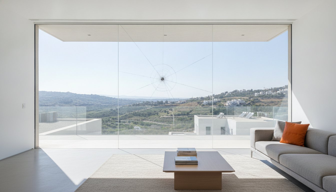 מיגון חלונות מפני אבנים: המדריך המלא לבטיחות בדרכים ובמבנים (עדכון 2026)