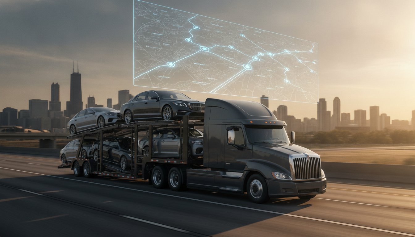 Real-Time Vehicle Tracking for Auto Transport: A Guide to Modern Logistics Transparency