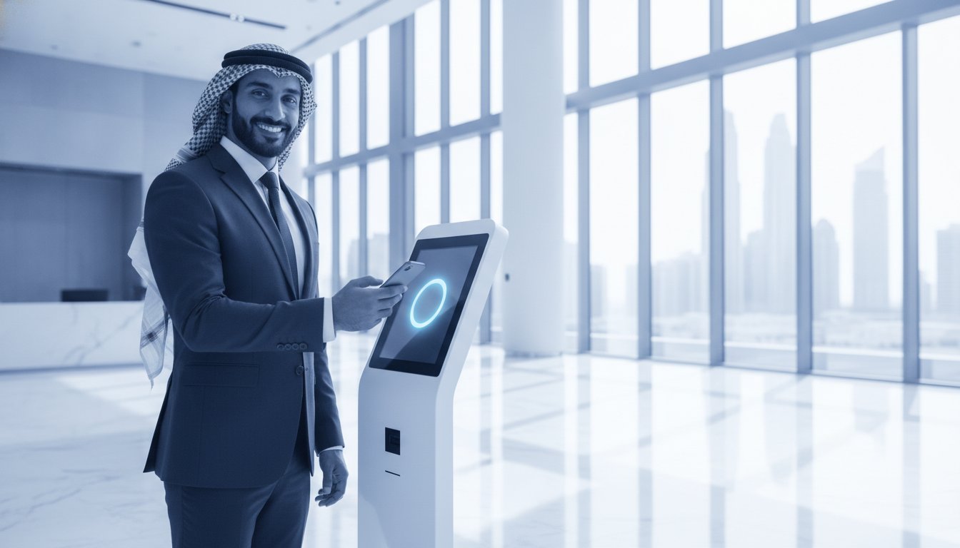 Creating a Welcoming Reception Area with Technology: A 2026 Guide to Modern UAE Hospitality