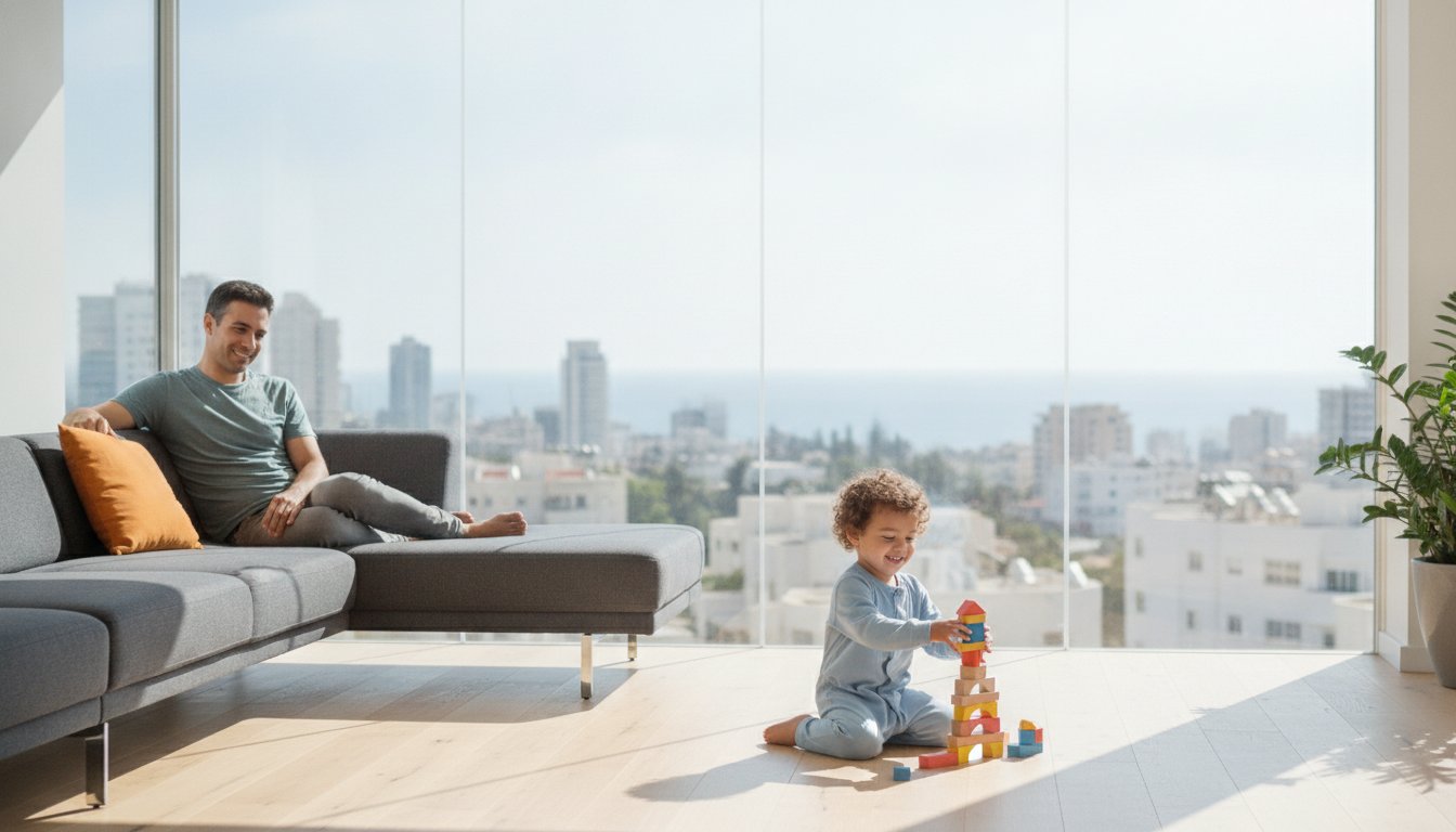 בטיחות ילדים ליד חלונות זכוכית: המדריך המקיף להגנה על הבית ב-2026