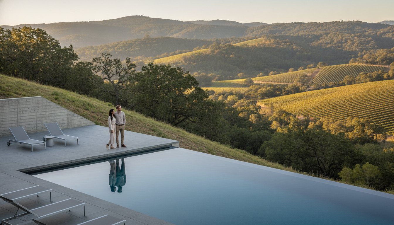 Building a Pool on a Slope in Sonoma County: Engineering, Design, and Permits