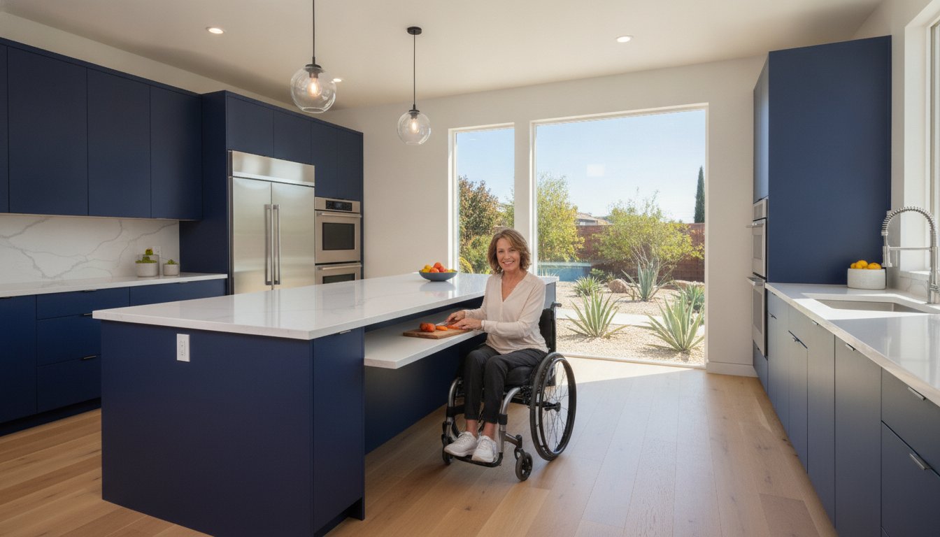 Wheelchair Accessible Kitchen Countertops in Redlands: A Design Guide