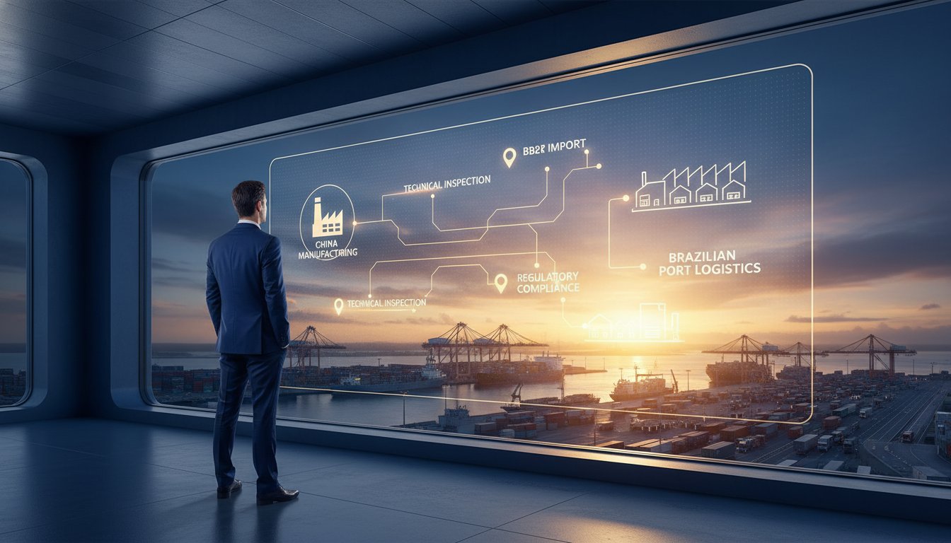 gestão de processos de importação B2B