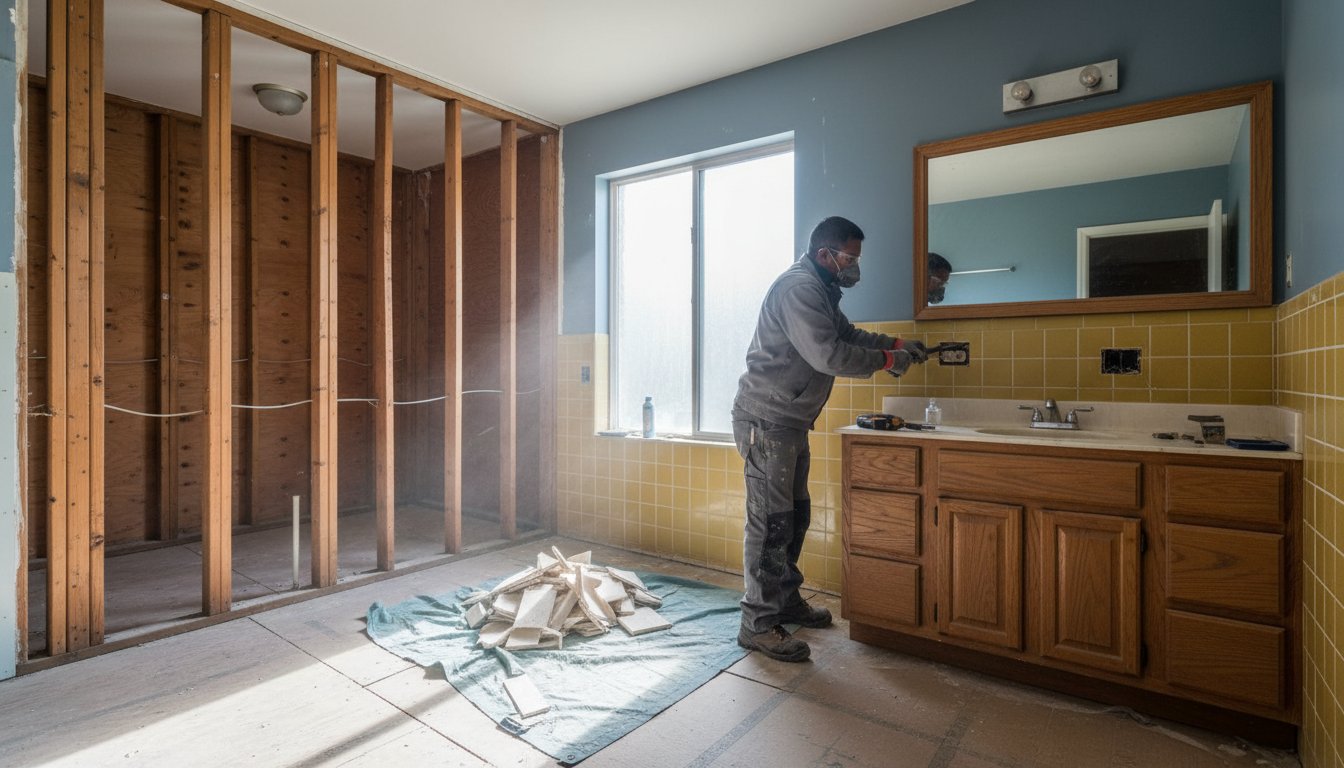 Professional Bathroom Demolition Contractors: A Clean Start for Your Remodel