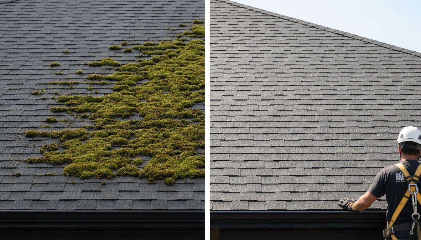 Moss Removal: The Ultimate Guide for Roofs, Patios, and Siding