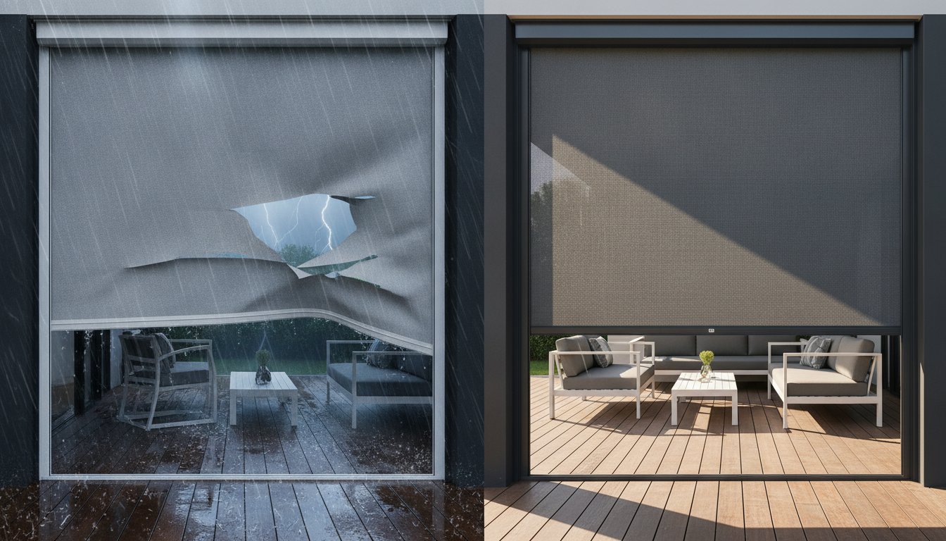 Cheap Outdoor Blinds: The Hidden Problems and Risks You Must Know