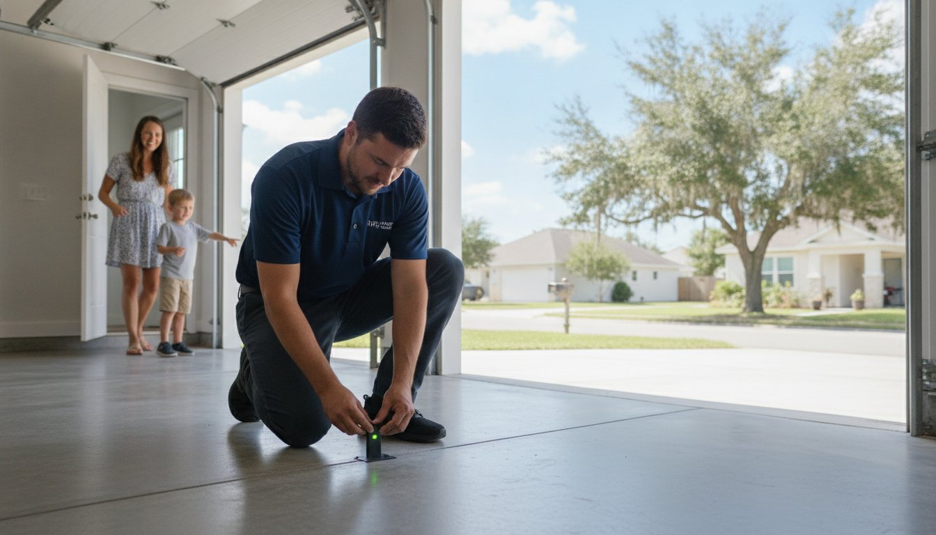 Garage Door Safety Sensor Repair in Pensacola: Troubleshooting & Expert Fixes