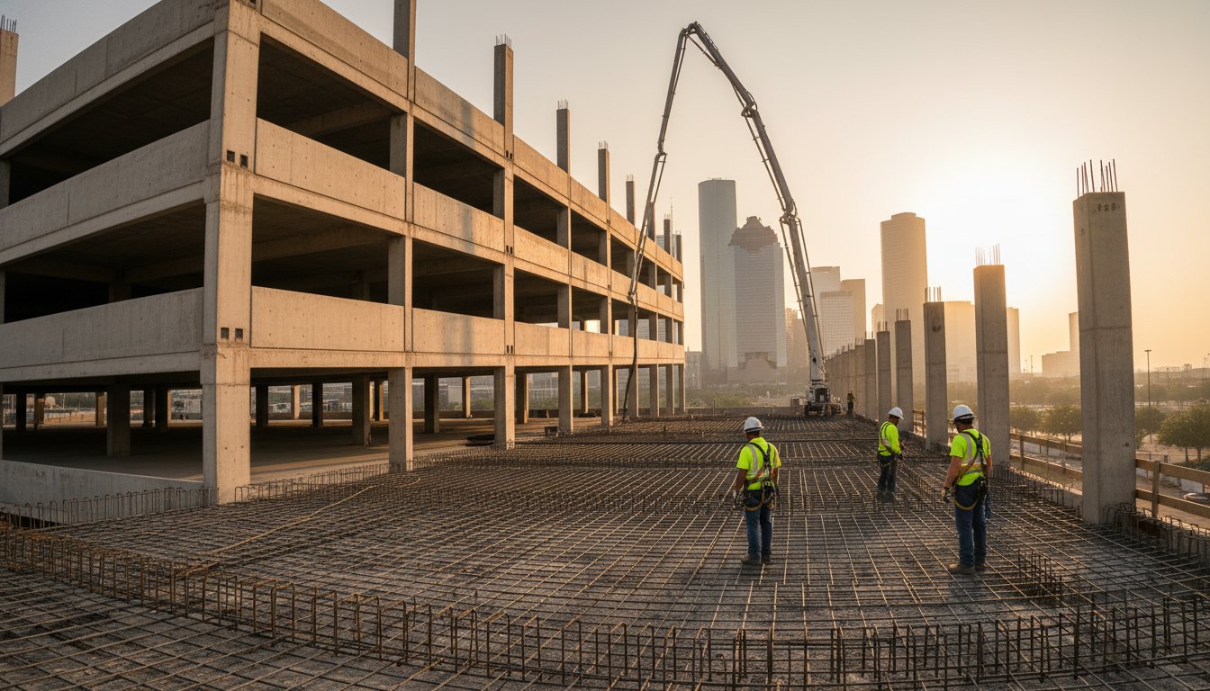 Planning and Executing CIP Garage Construction in Houston