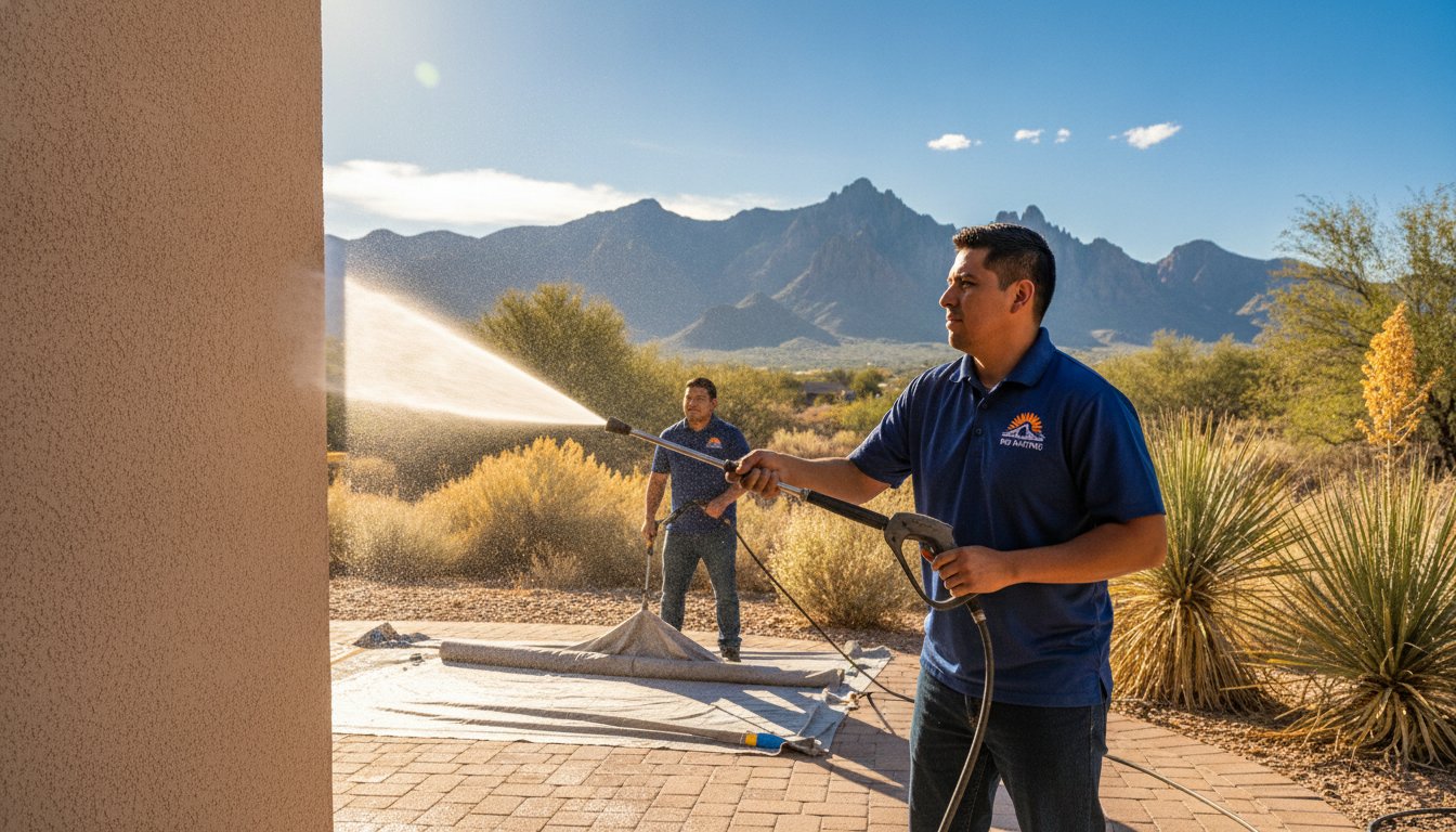 Pressure Washing Before Painting: Debunking the Myths of Exterior Prep