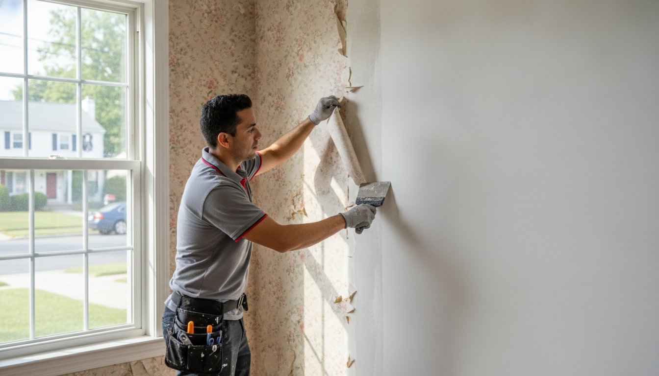 Professional Wallpaper Removal Cost: A 2026 Guide for NJ Homeowners
