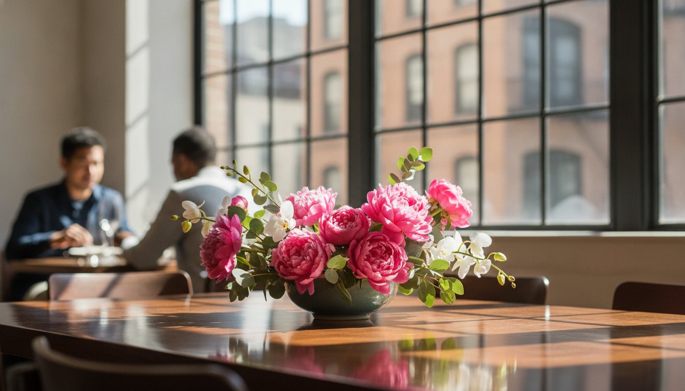 Restaurant Floral Arrangements in New York: Elevating the Dining Experience