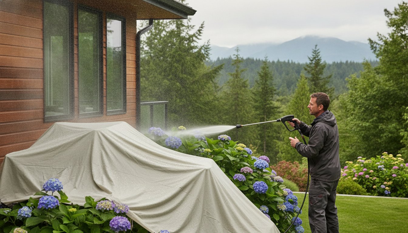 How to Protect Your Plants During Power Washing: A Homeowner’s Guide
