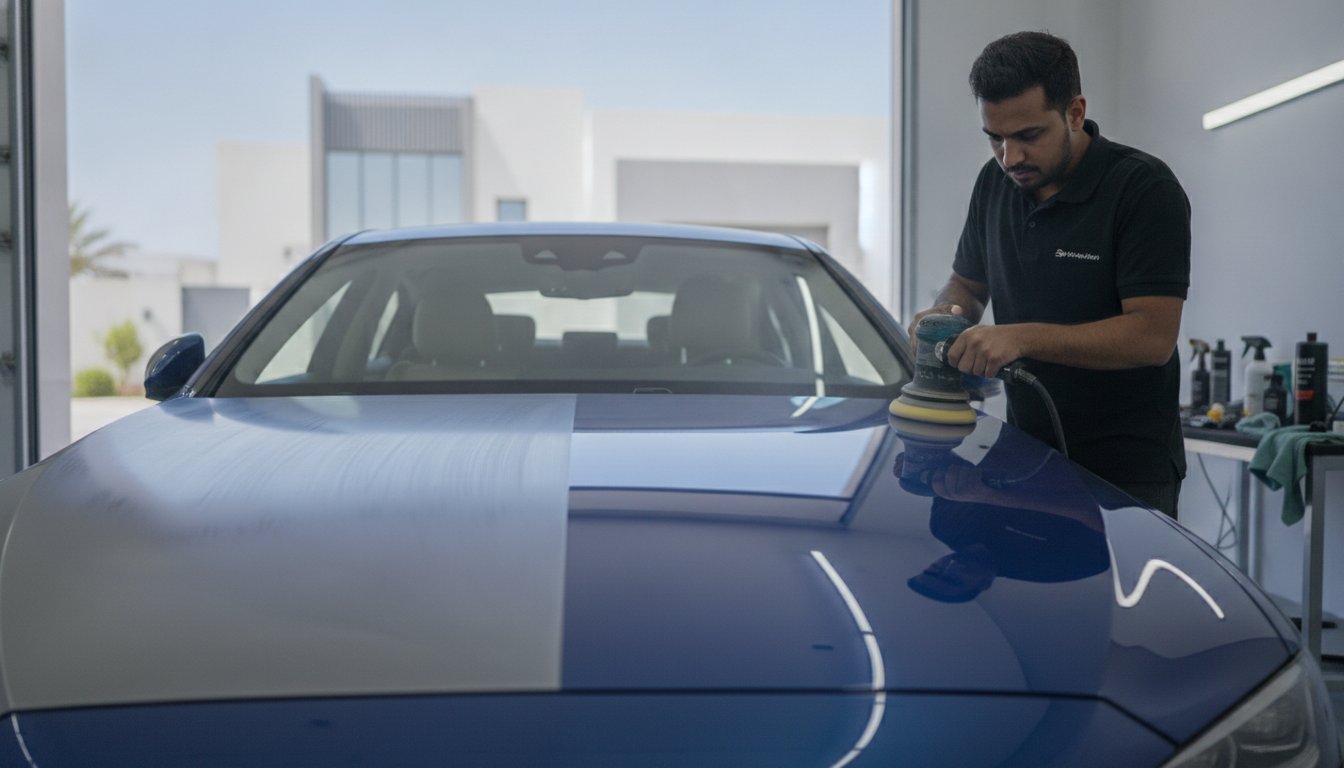 Professional Machine Polishing for Cars in Ajman: Restore Your Showroom Shine