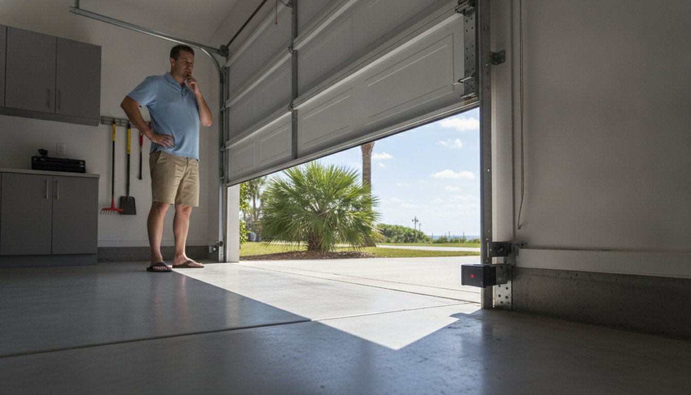 Garage Door Won't Close All the Way? 5 Common Fixes & Safety Tips for 2026