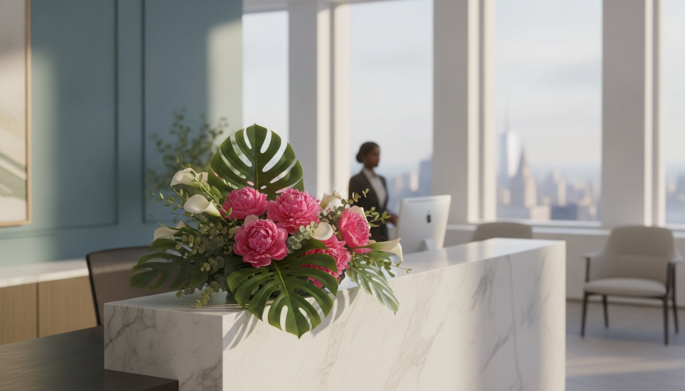 Office Flower Delivery Service Manhattan: The 2026 Guide to Corporate Florals