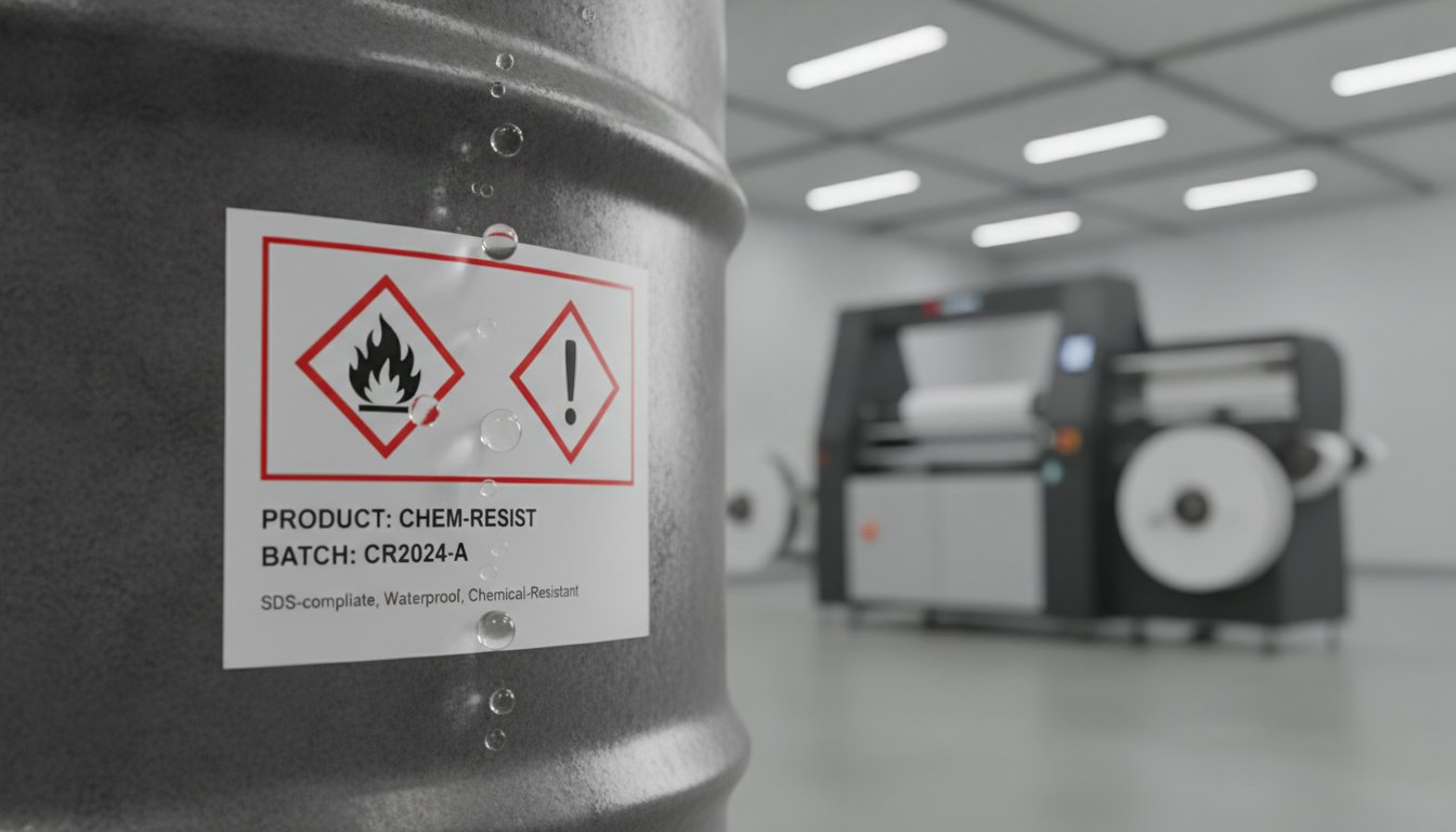 Matte Chemical Labels: The 2026 Guide to GHS and BS 5609 Compliance