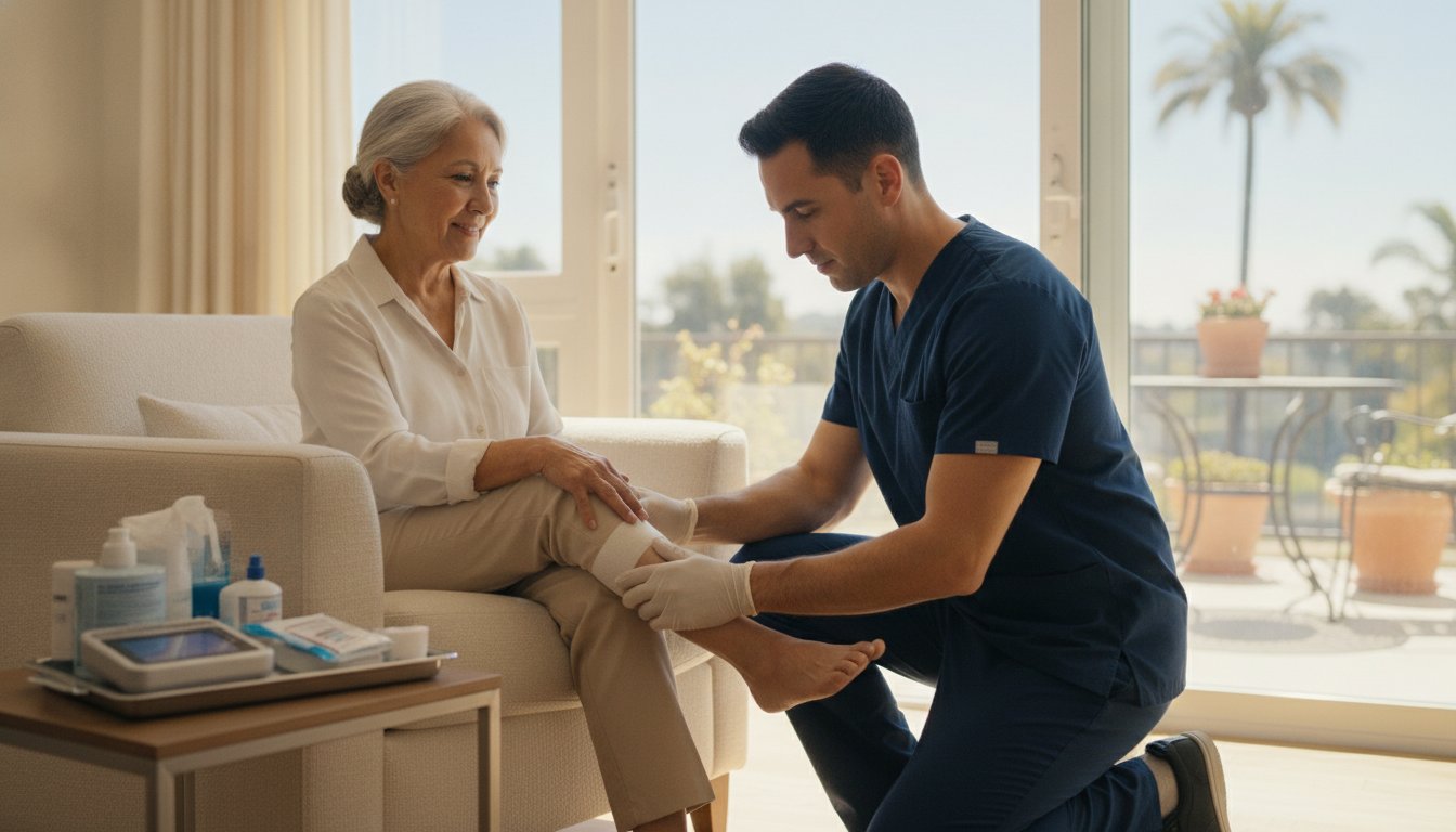At-Home Ulcer Treatment in Corona: Advanced Mobile Wound Care Solutions