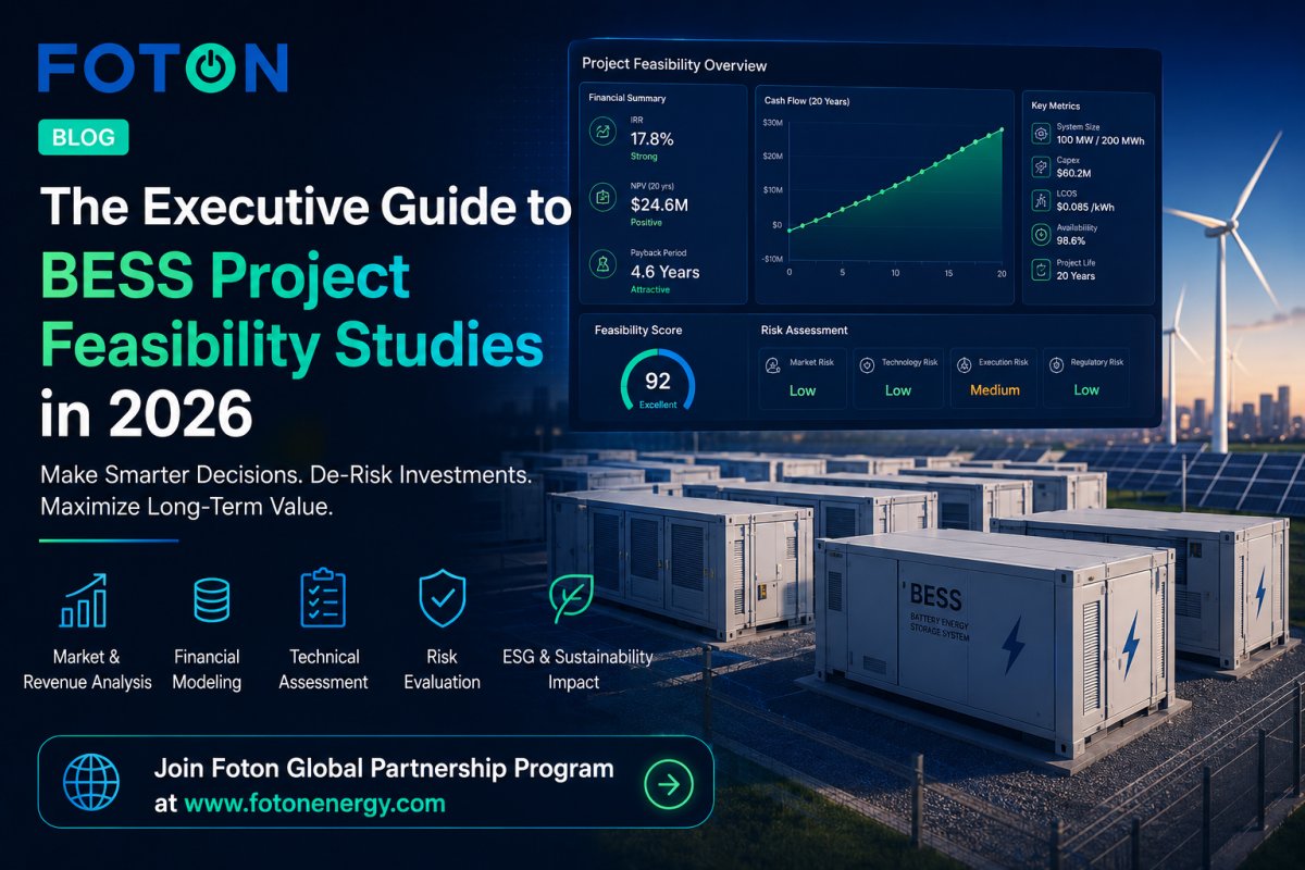 The Executive Guide to BESS Project Feasibility Studies in 2026