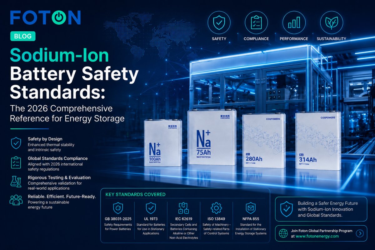 Sodium-Ion Battery Safety Standards: The 2026 Comprehensive Reference for Energy Storage